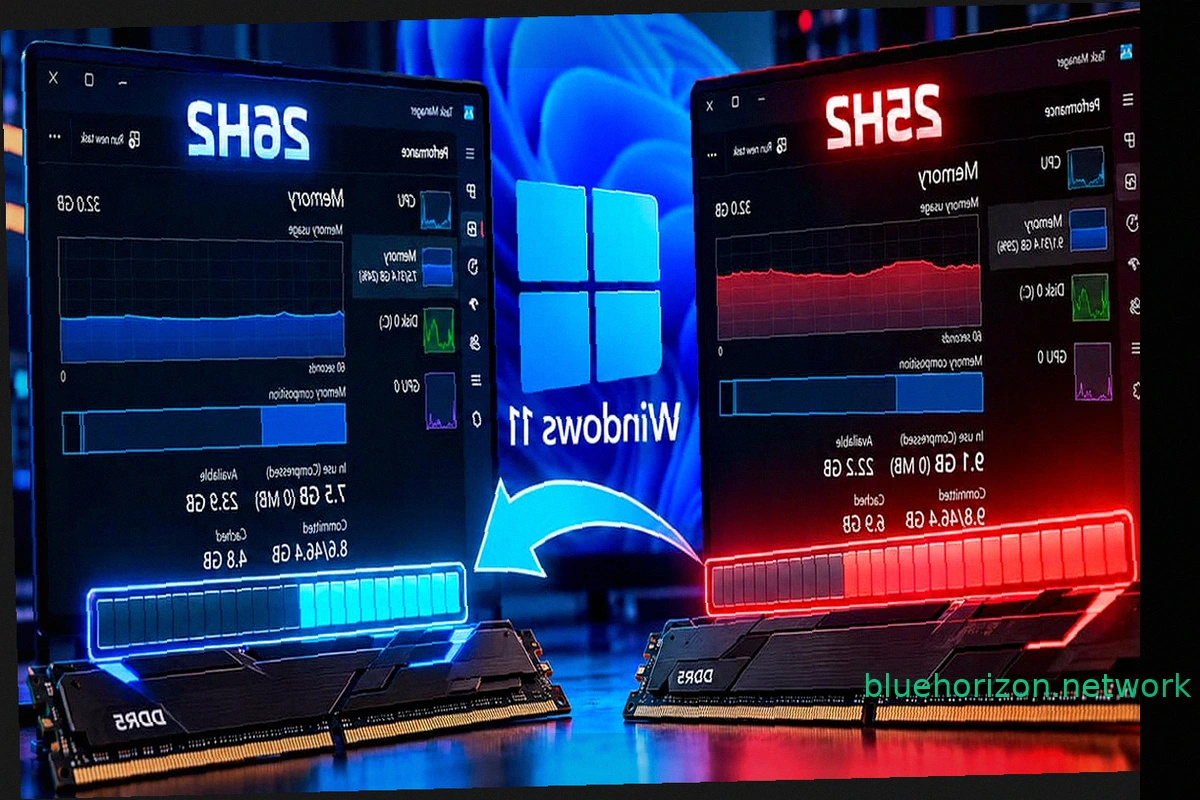 Windows 11 26H2 Reduces RAM Consumption by Up to 2 GB, But 8 GB Machines Still Struggle