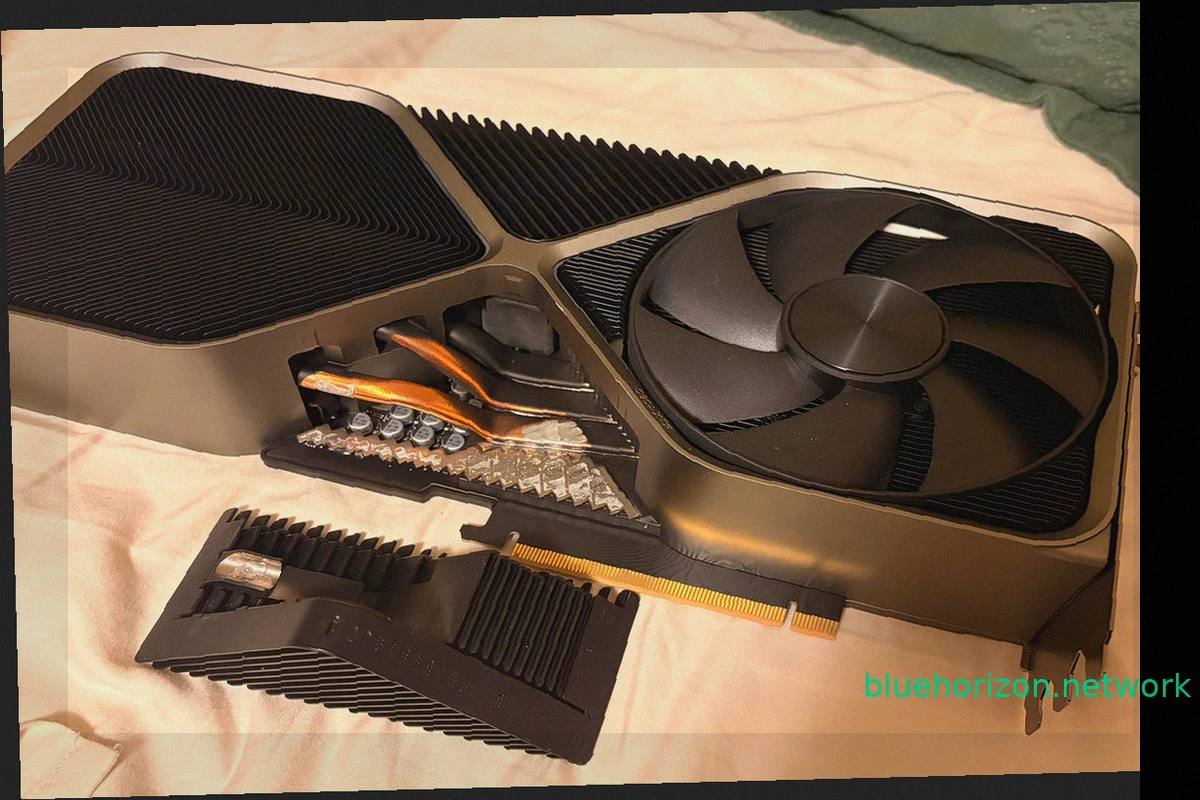 NVIDIA GeForce RTX 4090 Founders Edition Loses Part of Its Heatsink After Three Years