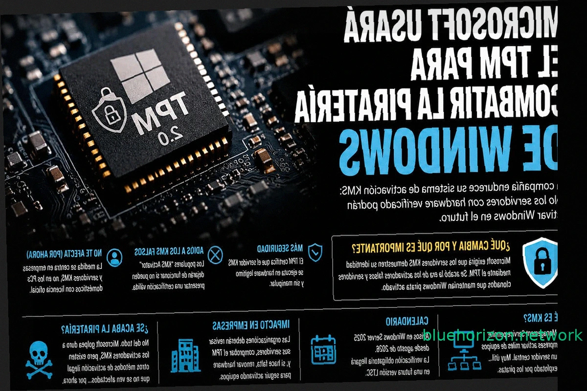 Microsoft to Utilize TPM Module for Verifying Legal Windows Usage and KMS Activations